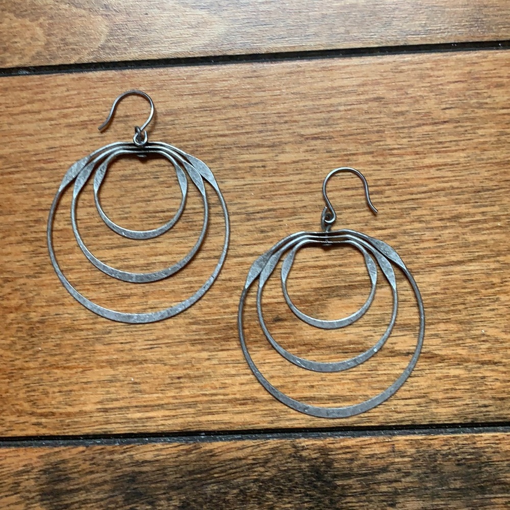 3 loop hoop earrings